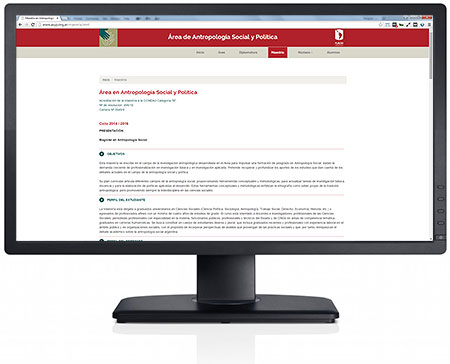 Diseño de sitio web FLACSO Asyp