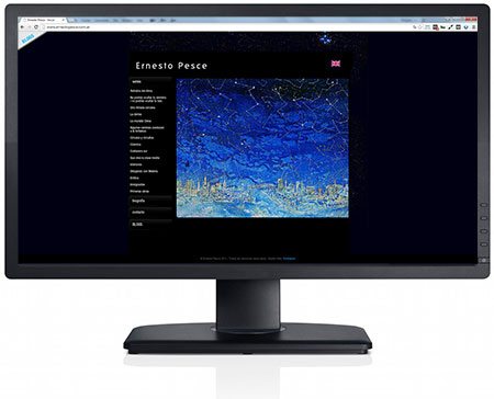 Diseño de sitio web para Ernesto Pesce